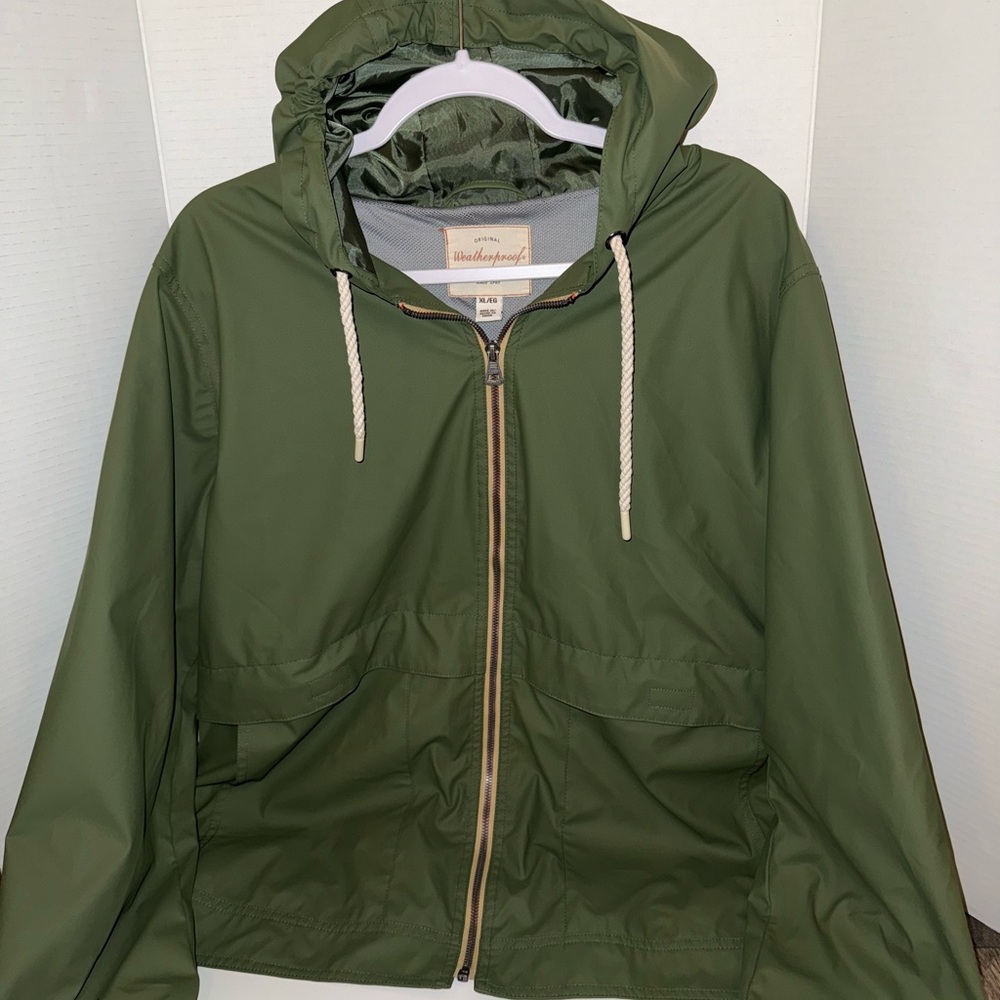 Weatherproof Vintage Men Green Jacket Size Large